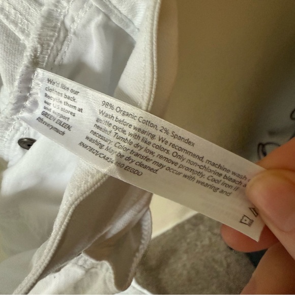 Eileen Fisher White Women Jeans - Picture 4 of 4
